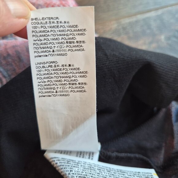 Desigual One Moment Abstract Mesh Layer Mini Dress Long Sleeve Multicolor - Picture 13 of 16